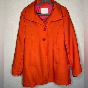 Anthropologie pea coat jacket